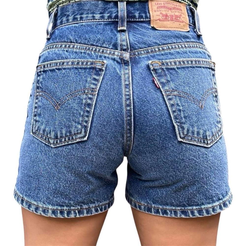 Levi's Classic Blue Jean Shorts for Women